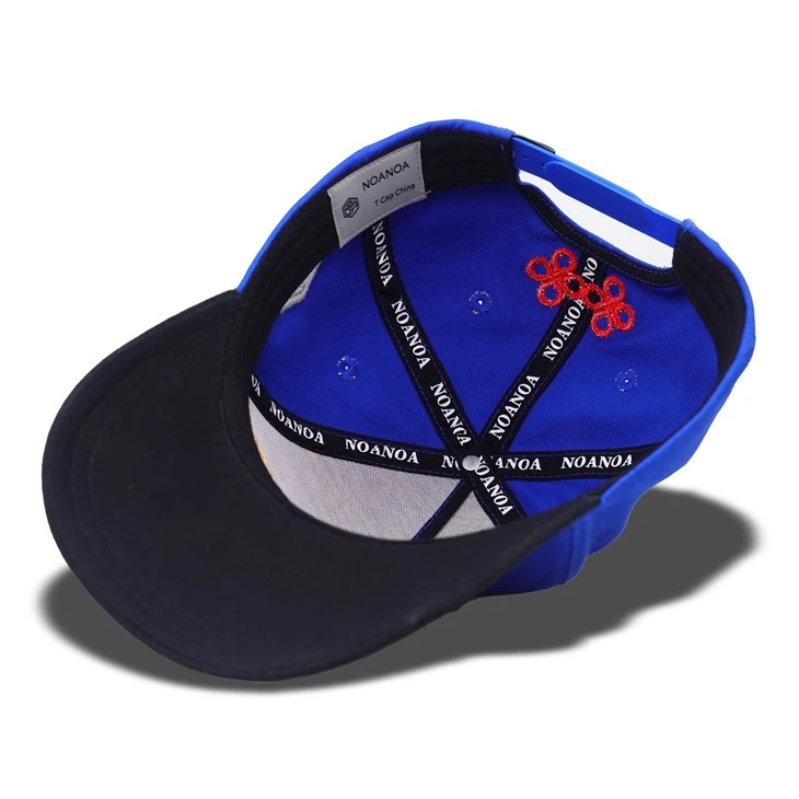 Dark Blue Lion Dance Pattern Baseball Cap