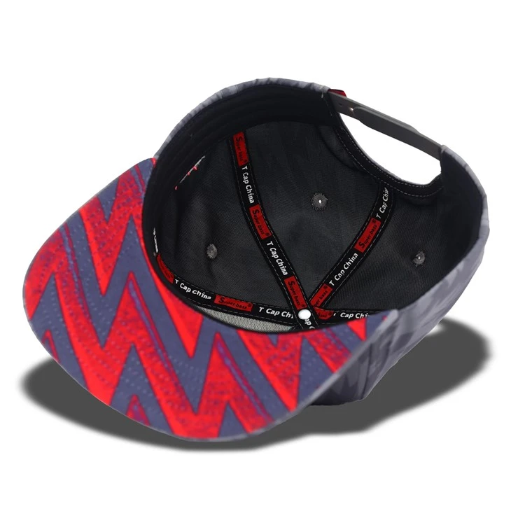 Light Gray Triangular-shaped Rocket Badge Snapback Cap